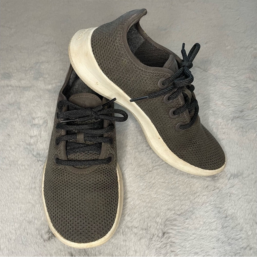 Allbirds Tree Runners Sneakers Grey Size 8 - Picture 2 of 7